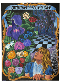 Image 2 of Curiouser and Curiouser - Original Painting