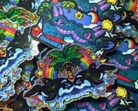 Image 1 of Pool Toy Lover Stickers