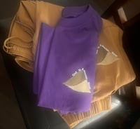 Image 1 of Purple and khaki 