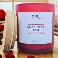 Image 3 of Grandma’s Jam Soy Candle – Cranberry, Apple & Cinnamon Sugar | 100% Soy Wax Candle