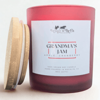 Image 1 of Grandma’s Jam Soy Candle – Cranberry, Apple & Cinnamon Sugar | 100% Soy Wax Candle