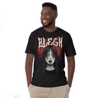 Image 7 of BLOOD RUNS BLACK BLEGH T-SHIRT
