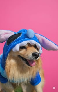 Image 2 of Stitch Dog Hoodie