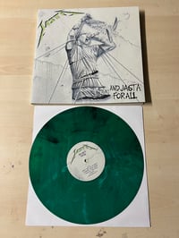 Image 2 of AND JASTA FOR ALL T-SHIRT + LP BUNDLE - GREEN SWIRL - SIGNED BY JAMEY JASTA