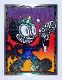 Image 1 of Alien Felix, 2025 (Rainbow Foil Variant/Hand Painted Multiple) 