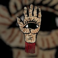 Image 1 of Palmistry wall hanger with fringe 