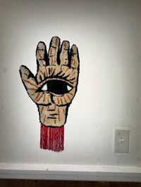 Image 2 of Palmistry wall hanger with fringe 