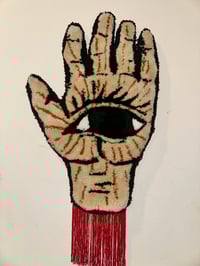 Image 5 of Palmistry wall hanger with fringe 