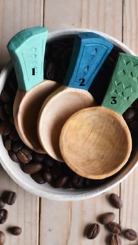 Image 4 of Hand carved coffee scoops 