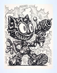 Alien Felix, 2025 (Blackplate Variant/Hand Painted Multiple) 