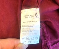 Image 6 of Yohji Yamamoto Y’s for men pour homme red cotton t-shirt, size 3 (M)