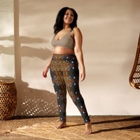 Image 10 of Eye of the Dragon Yoga Leggings