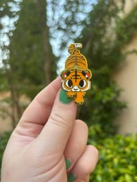 Image 2 of Tiger Enamel Pin