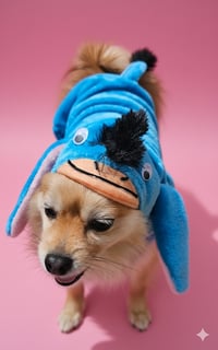 Image 1 of Eeyore Dog Hoodie