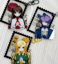 Image 1 of Ib Game Dry Flower Acrylic Charms | Ib, Garry, Mary