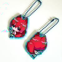 Image 3 of MS Gundam GQuuuuuuX Puffy Charm | Machu, Nyan, Shuji, Shiiko