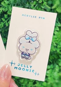 Image 4 of Cinnamiku Acrylic Pins + Chain Acrylic Keychain