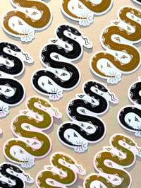 SERPIENTE Decals - Pack of two - Gold/Black