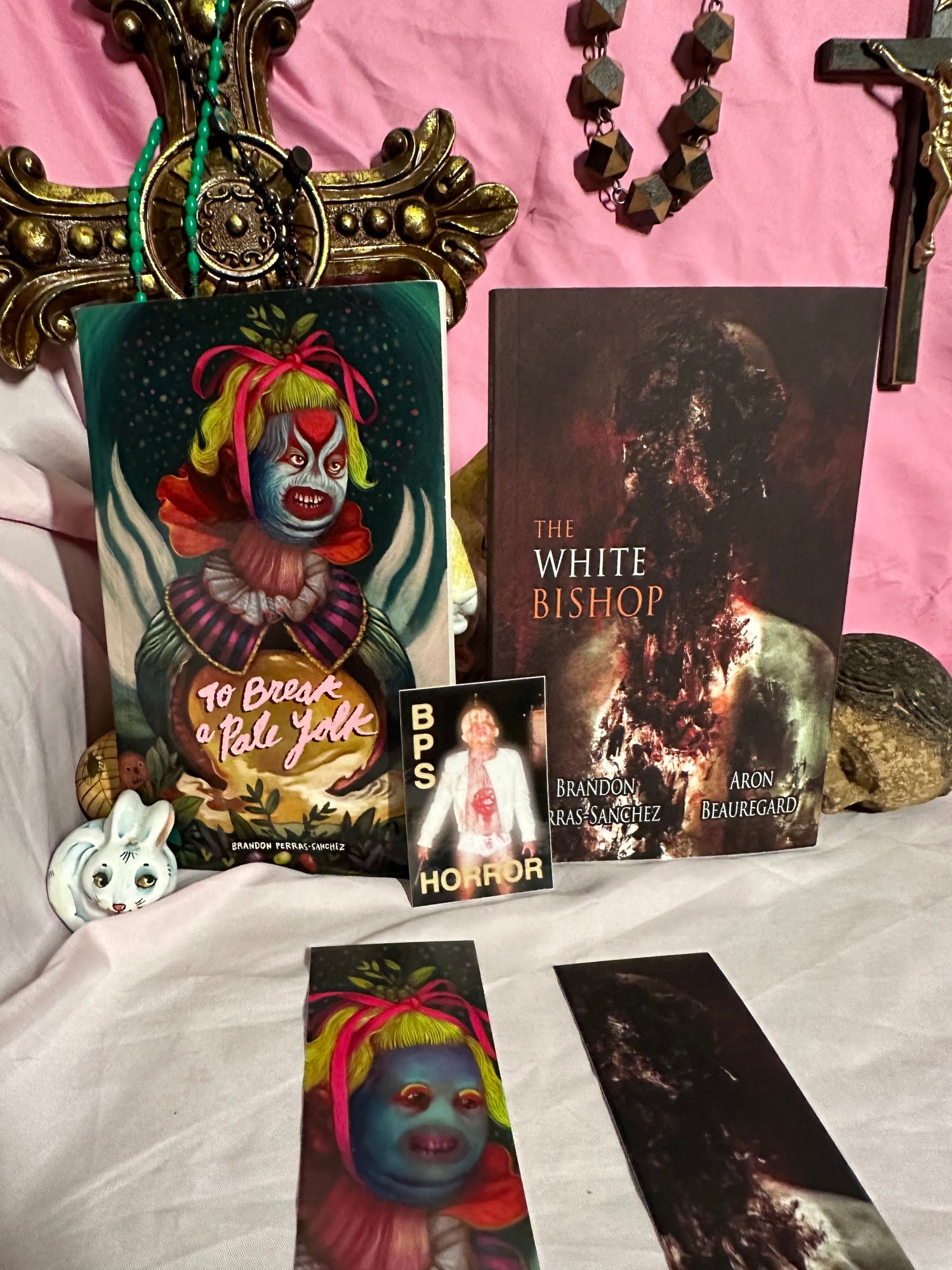 Image of To Break a Pale Yolk Signed Paperback and The White Bishop Signed Paperback Bundle