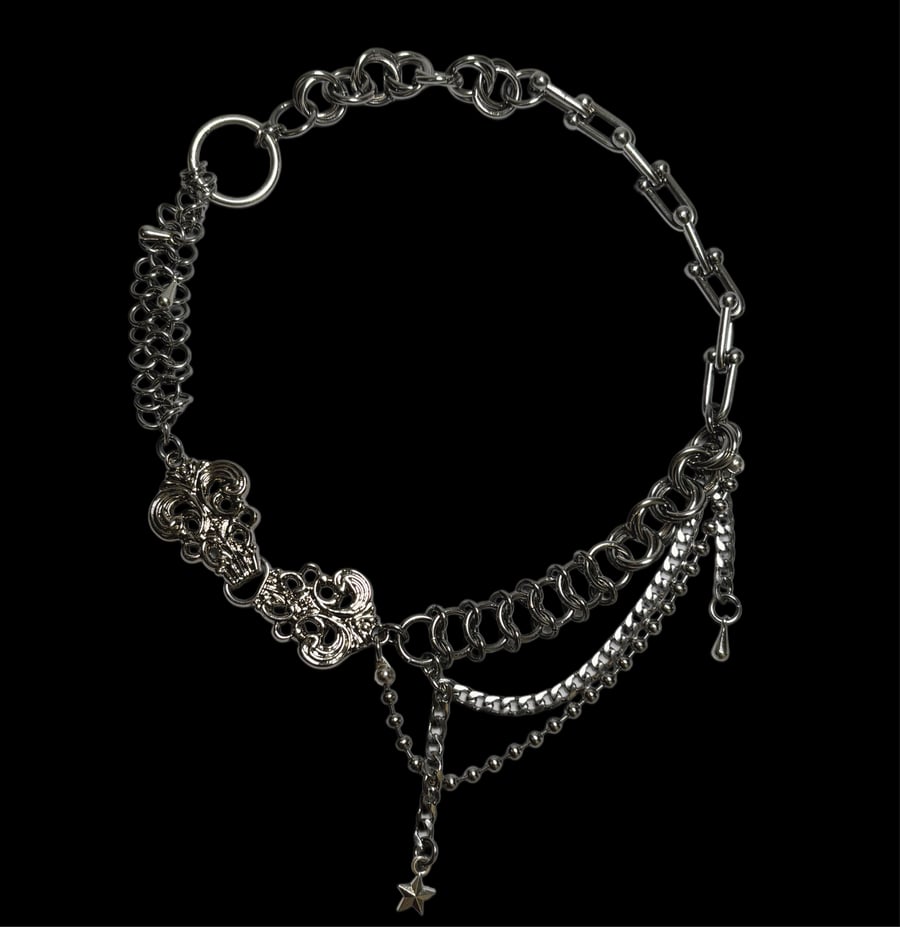 Image of Adorned Drapery Choker