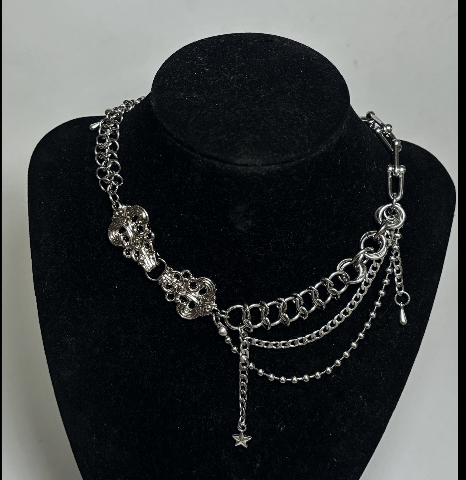Image of Adorned Drapery Choker