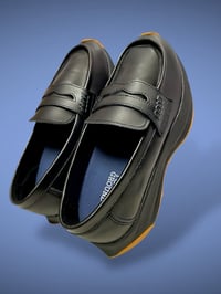 Image 1 of T.ground loafer sneaker black leather made in Korea 