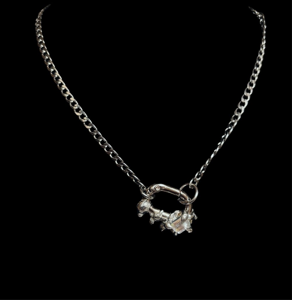 Image of Locked Choker: Cuban Link