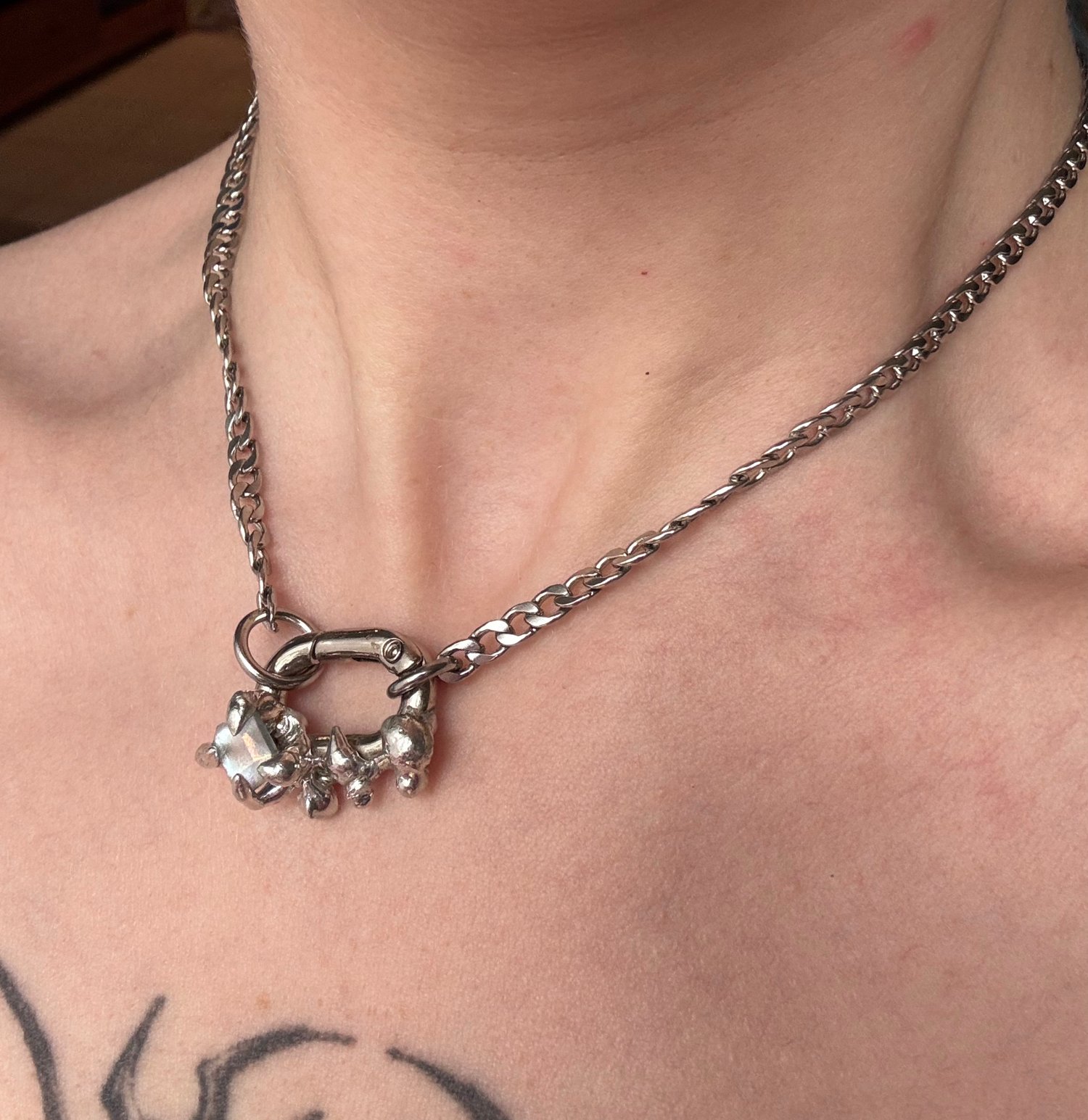 Image of Locked Choker: Cuban Link