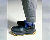 Image 3 of T.ground loafer sneaker black leather made in Korea 
