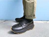 Image 5 of T.ground loafer sneaker black leather made in Korea 