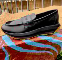 Image 7 of T.ground loafer sneaker black leather made in Korea 