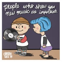 Image 1 of Sharing Music / Peanuts Print