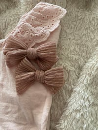 Image 2 of Pink Sapphire Bow / Small