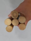 PAIR - Escrima Kali Rattan Sticks Heavy Carved Burnt Rattan Arnis FMA  