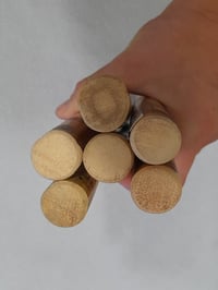 Image 5 of PAIR - Escrima Kali Rattan Sticks Heavy Carved Burnt Rattan Arnis FMA  