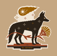 EL COYOTE Decals - Pack of two