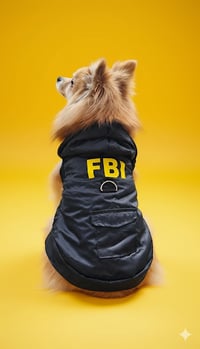Image 3 of FBI Dog Hoodie