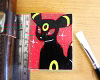 Image 1 of Umbreon Original Mini Canvas Art