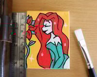 Image 1 of Poison Ivy Original Mini Canvas Art