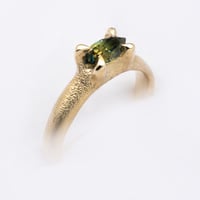Image 1 of Size L, 9ct Gold Stacking Ring 