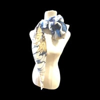 Image 2 of Kinds of blue bird scarf
