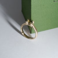 Image 2 of Size L, 9ct Gold Stacking Ring 