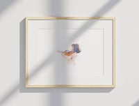 Image 4 of Aquarelle originale "La violoniste"