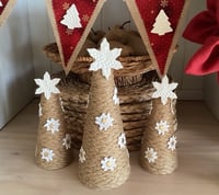 Image 2 of Large Gold Rustic Christmas Tree 25cm