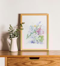 Image 2 of Aquarelle originale "Jardin"