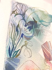 Image 4 of Aquarelle originale "S'évader"