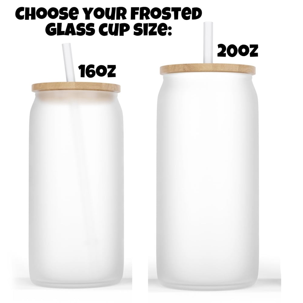 Image of Conchita Ghosts Frosted Glass Cup👻