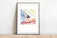 Image 5 of Aquarelle originale A4 "Douceur d'hiver #1"