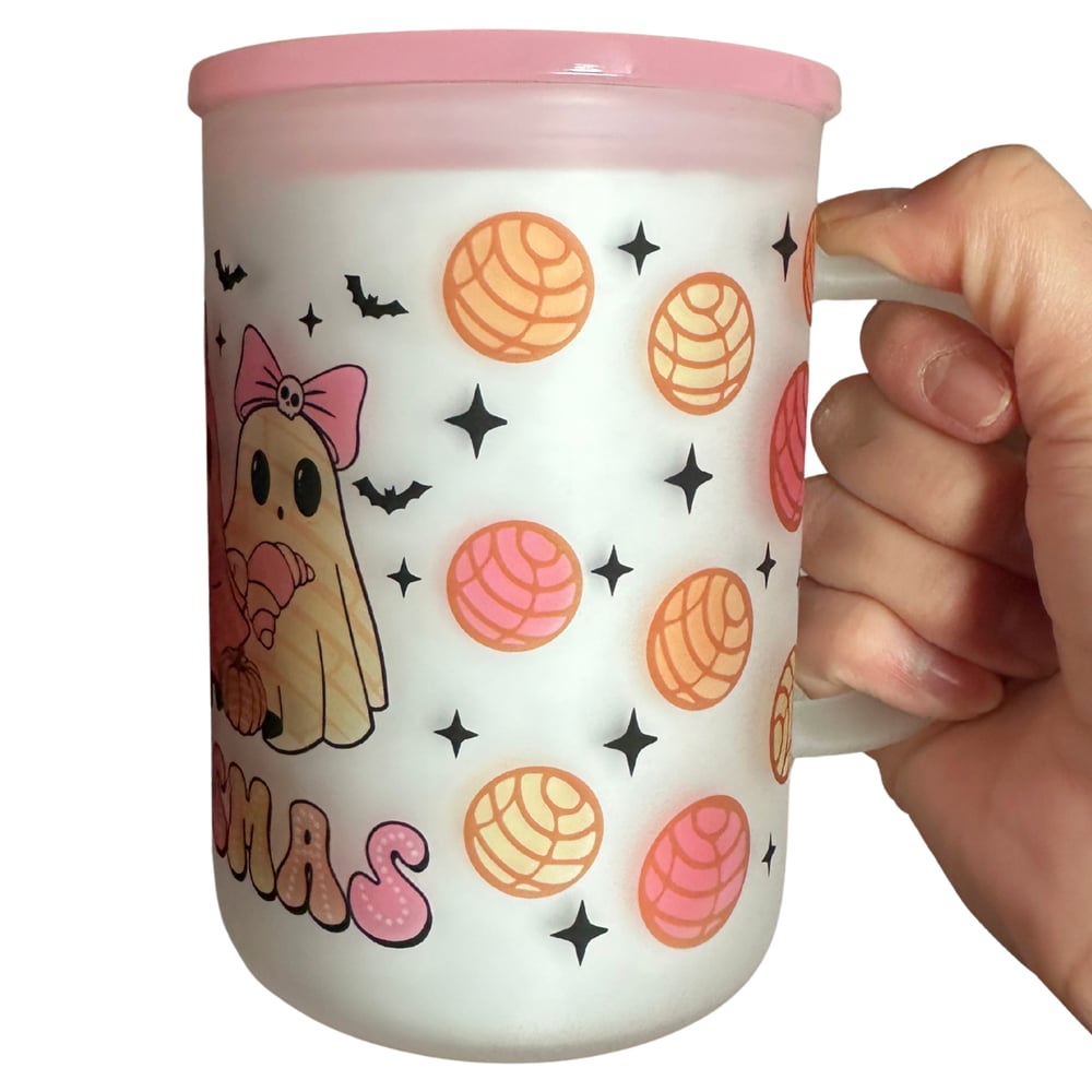 Image of PANtasmas 17oz Frosted Glass Mug💕👻
