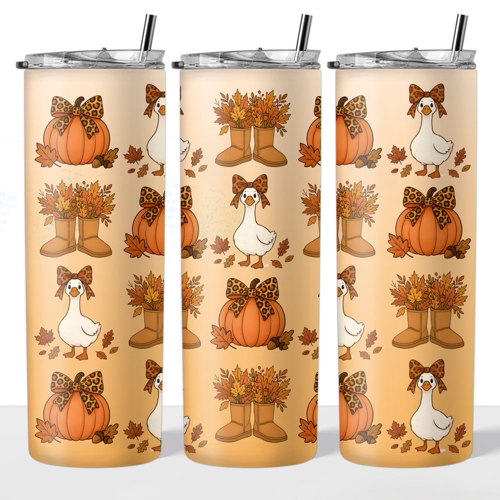 Image of Fall Goose 20oz Tumbler🪿🧡